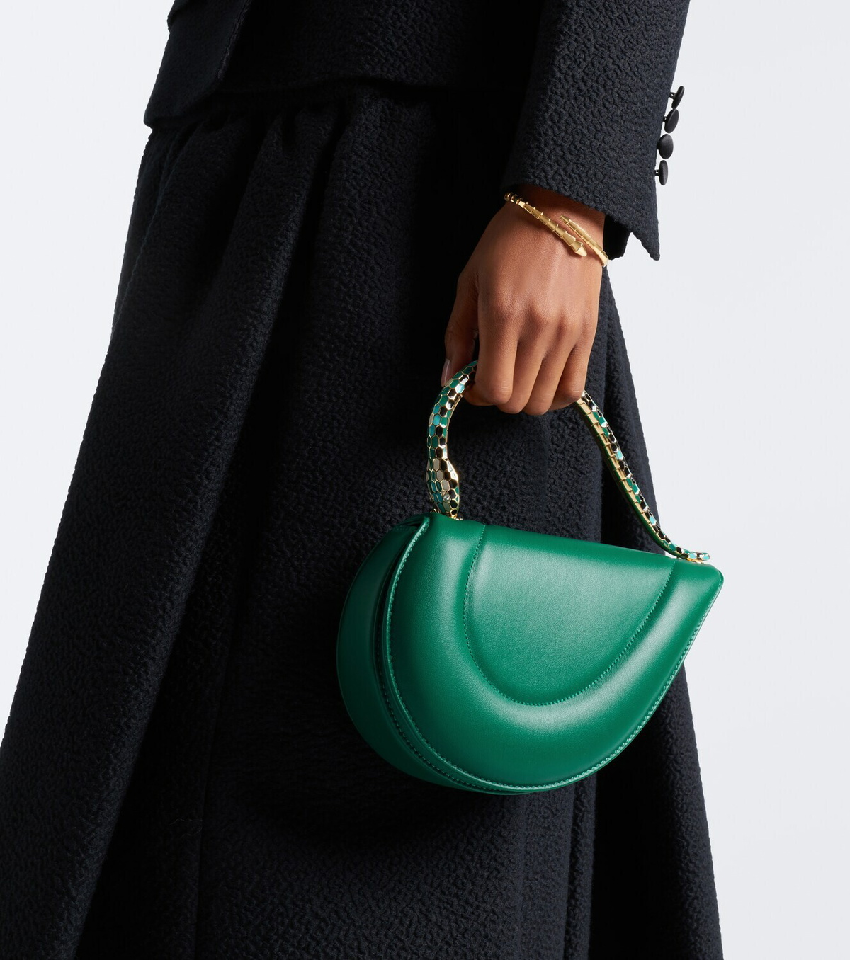 Bvlgari Serpenti Cuore 1968 leather top-handle bag