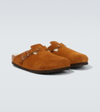 Birkenstock Men - Boston suede and shearling clogs