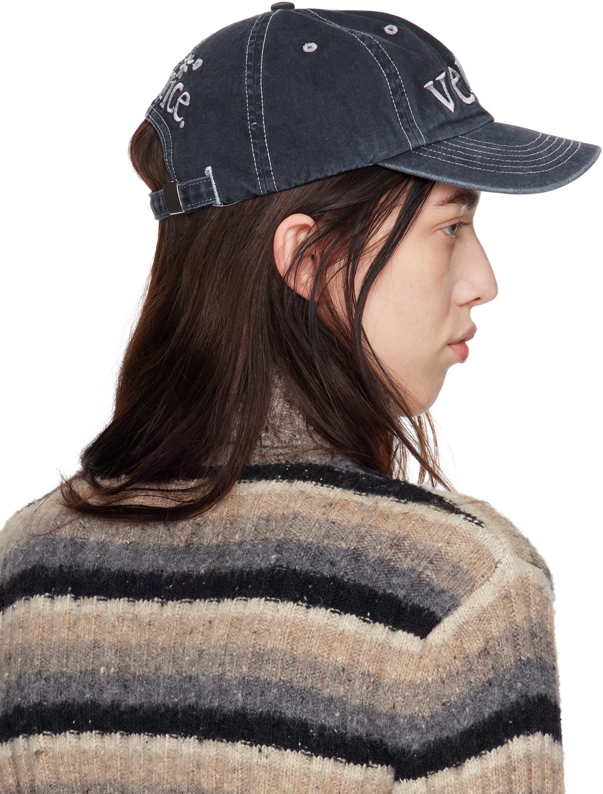 ERL Black 'Venice' Cap ERL