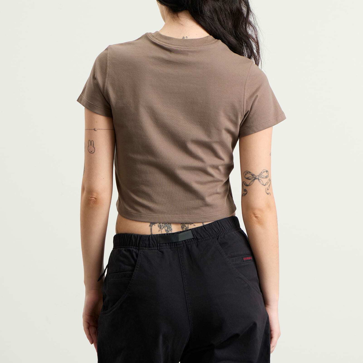 Nike Women's ACG Fitted T-Shirt in Mink Brown/Summit White