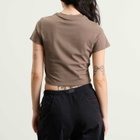 Nike Women's ACG Fitted T-Shirt in Mink Brown/Summit White