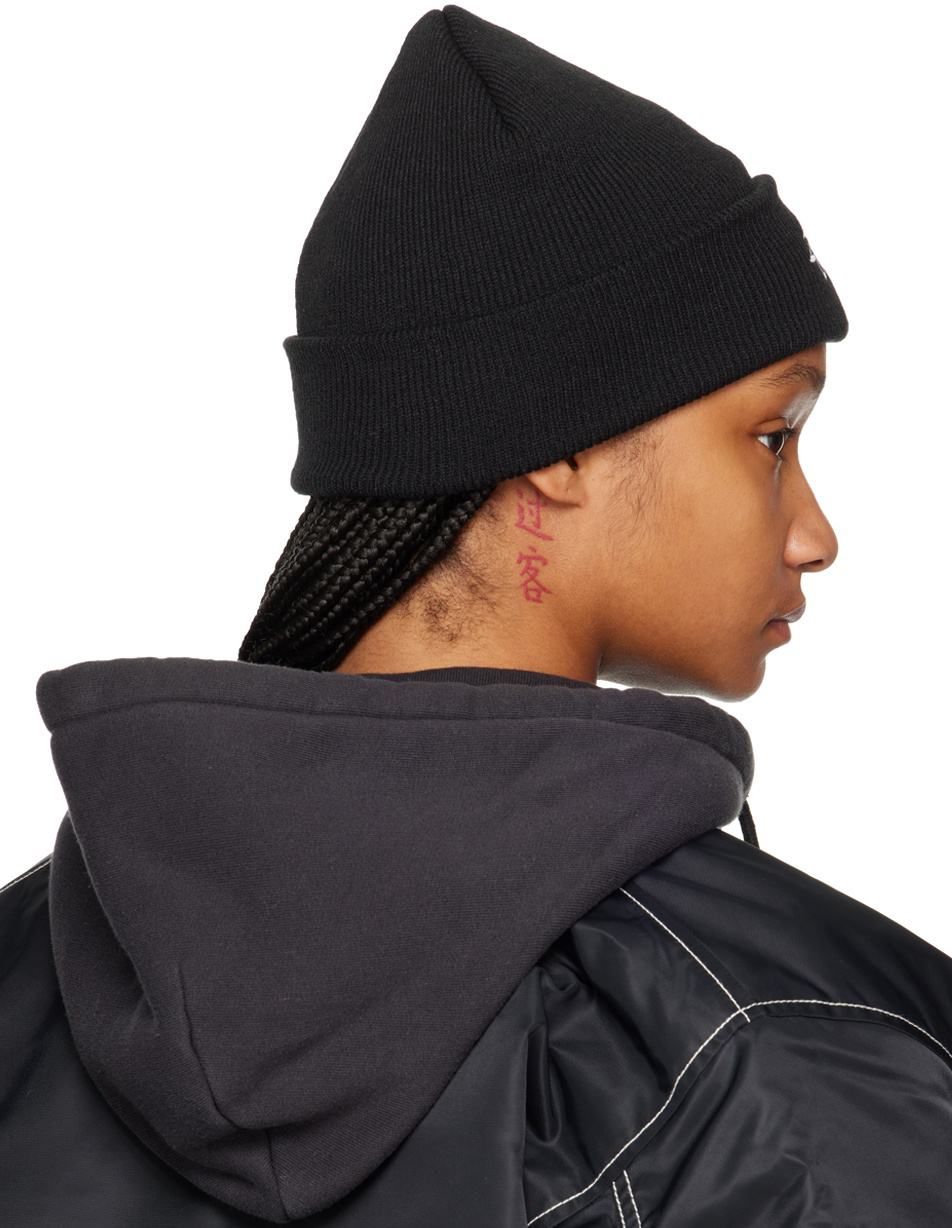 Stüssy Black Cuff Stock Beanie