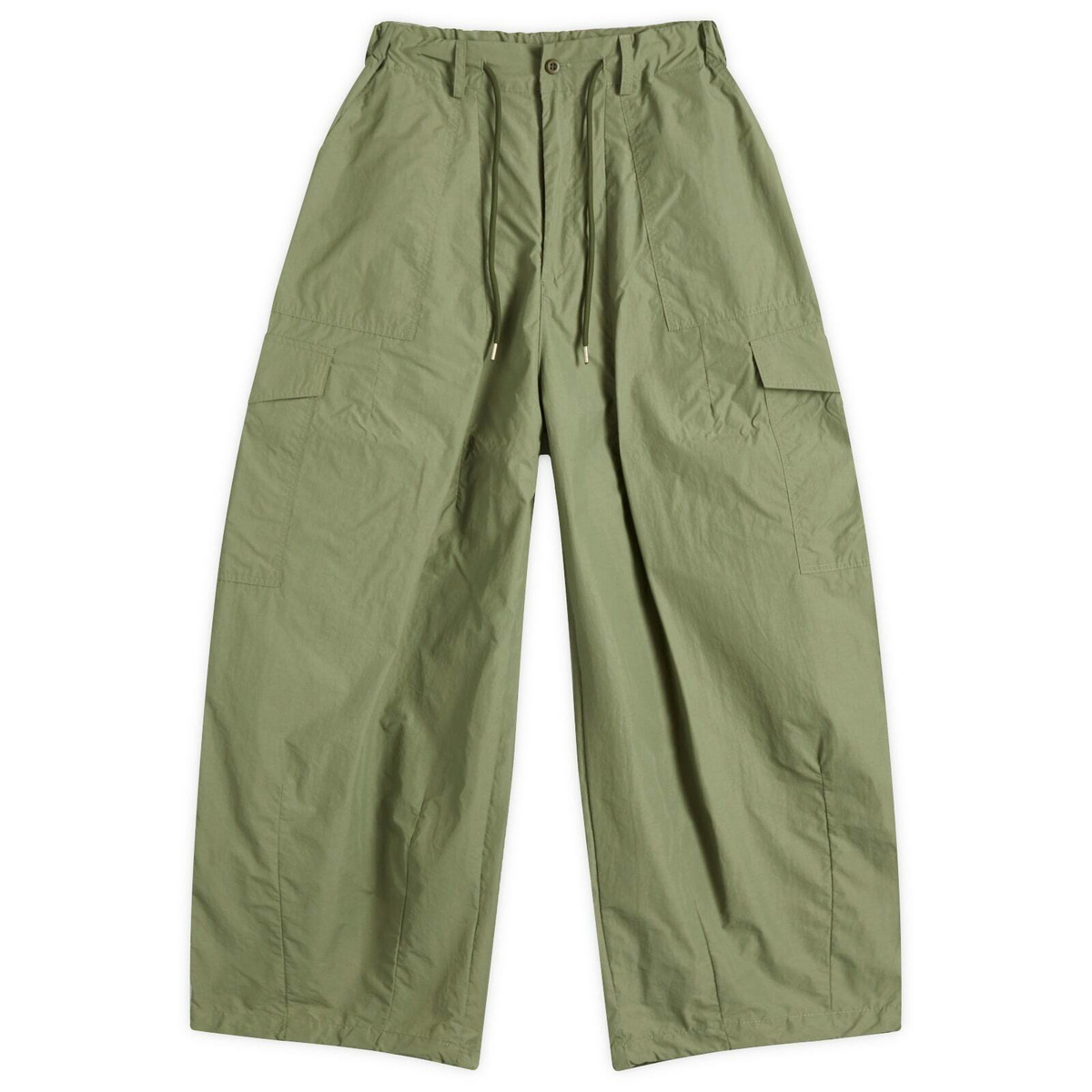 FrizmWORKS Men's Twill Cargo Balloon Pants in Beige FrizmWORKS