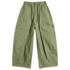 FrizmWORKS Men's Nylon Cargo Balloon Pants in Olive