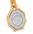 Versace - Gold and Silver-Tone Necklace - Gold