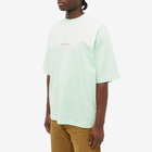 Marni Men's Logo Crew Neck T-Shirt in Spring Green