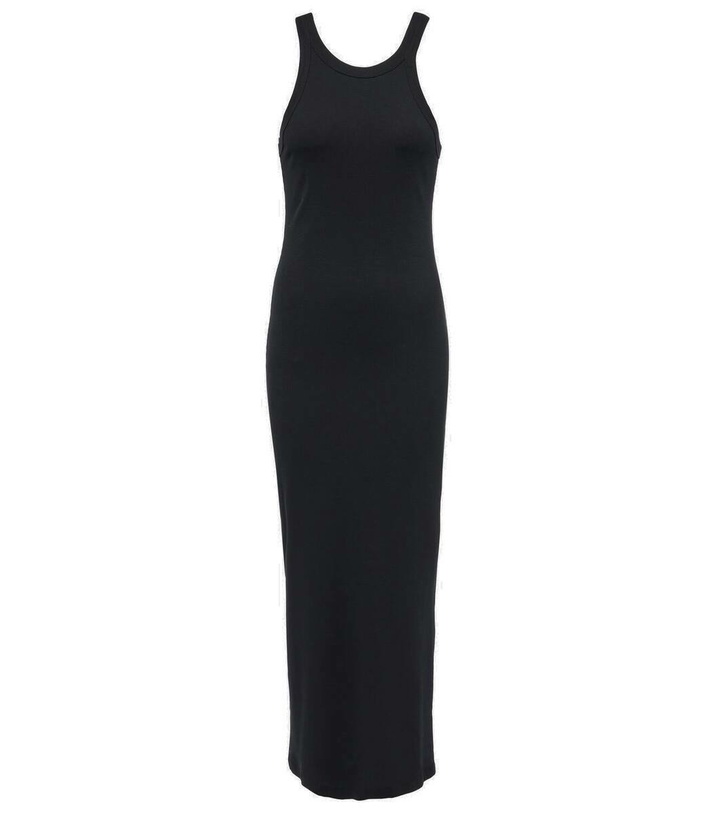 Photo: Toteme Ribbed-knit cotton-blend jersey midi dress