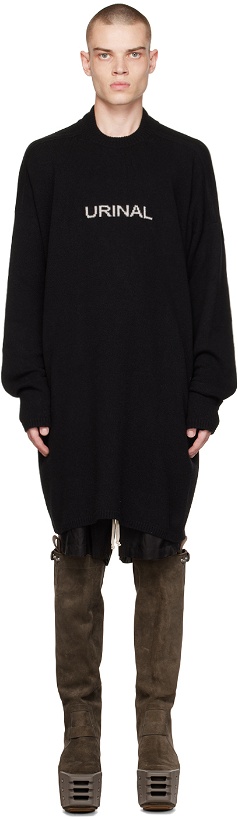 Photo: Rick Owens Black Recycled Cashmere Tommy Sweater