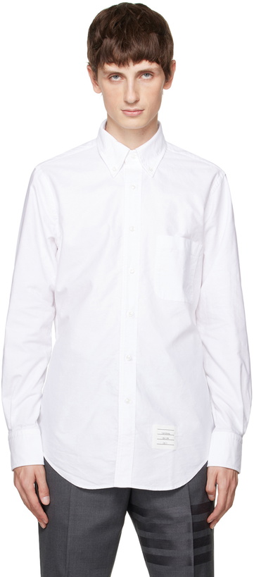 Photo: Thom Browne White Pocket Shirt