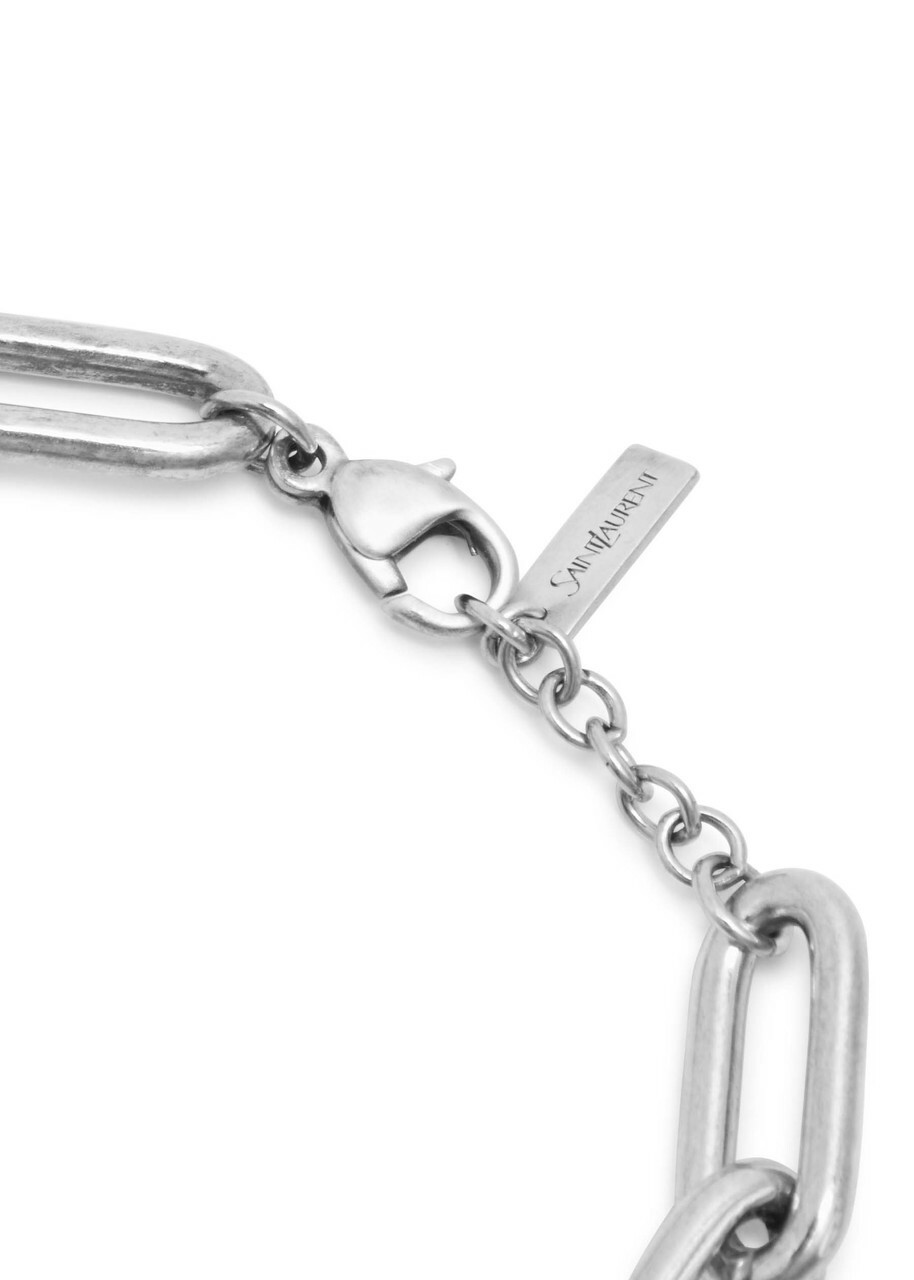 Saint Laurent Argent Chain Bracelet Silver