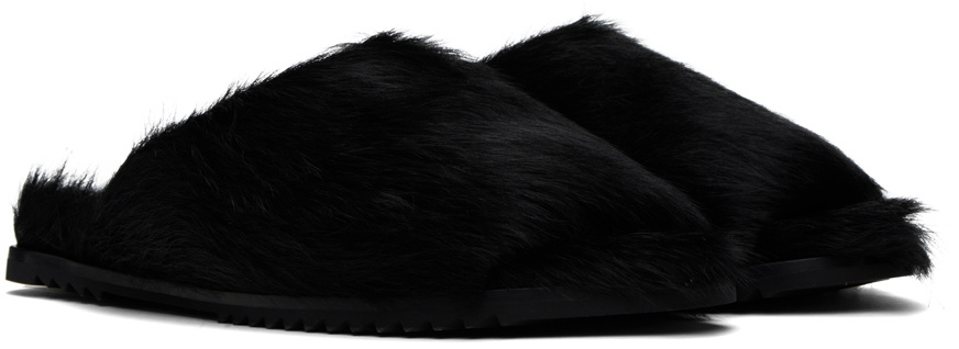 Rick Owens Black Granolas Slides