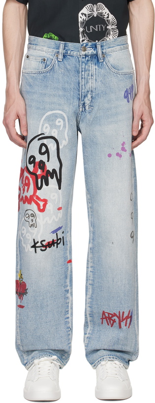 Photo: Ksubi Blue Juice WRLD 999 CLUB Edition Anti K Juice Trip Jeans