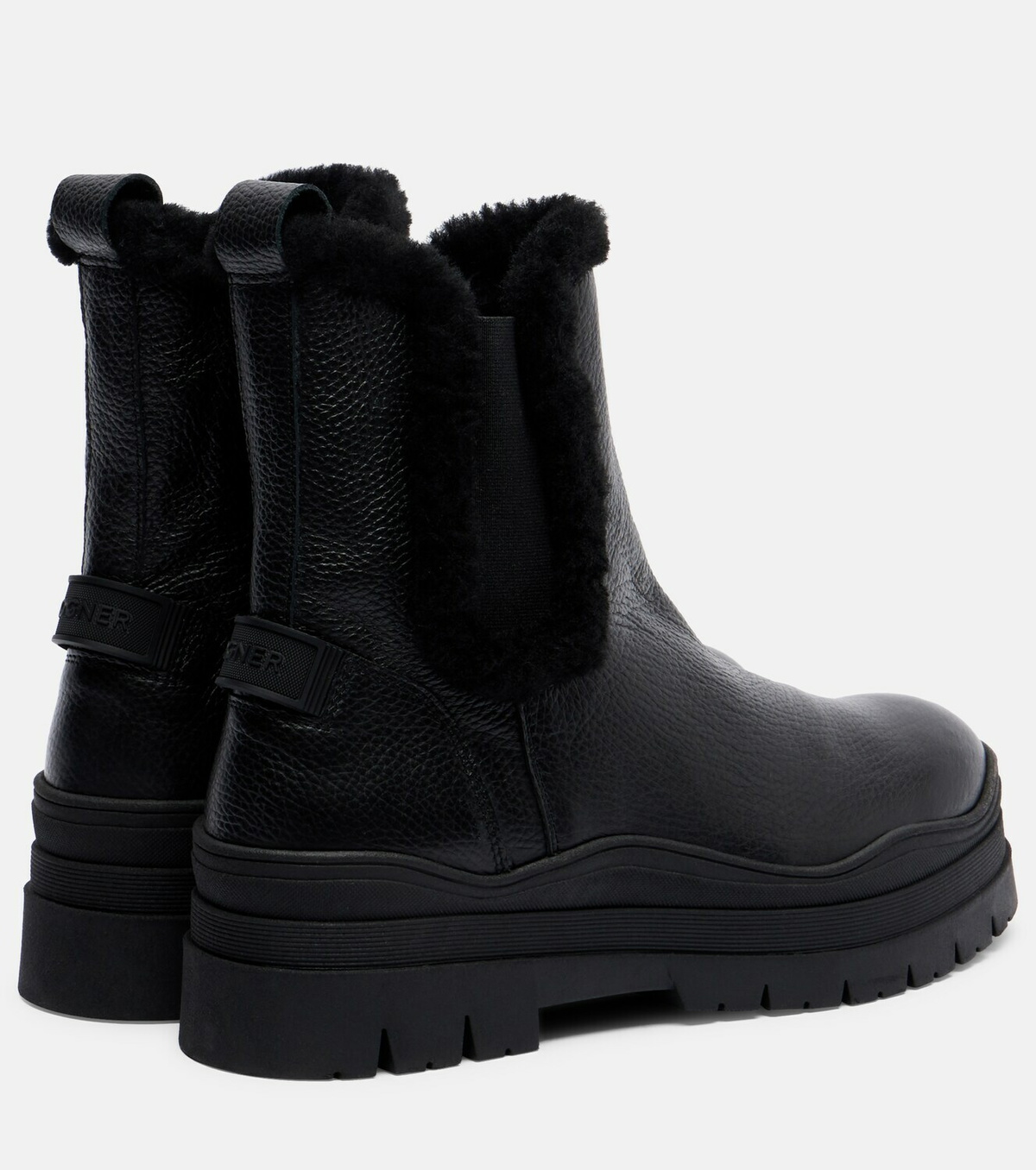 Bogner Arosa shearling-lined leather Chelsea boots