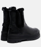 Bogner Arosa shearling-lined leather Chelsea boots