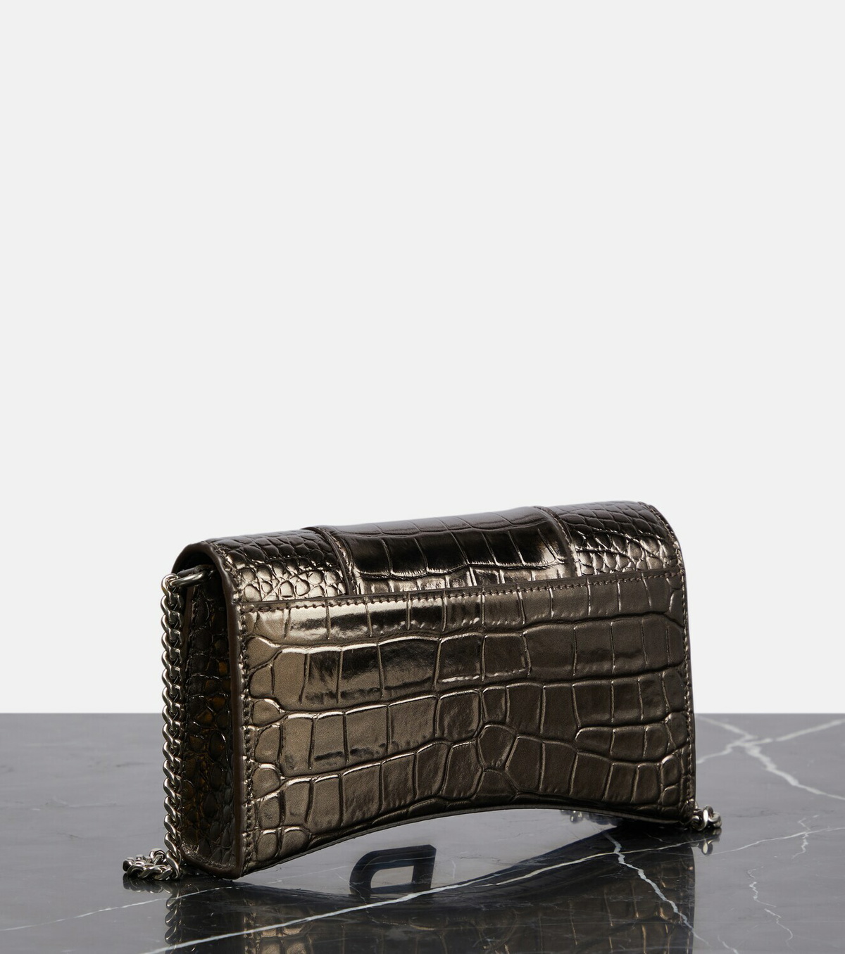 バレンシアガ☆Hourglass Wallet On Chain レオパード P00585244.jpg