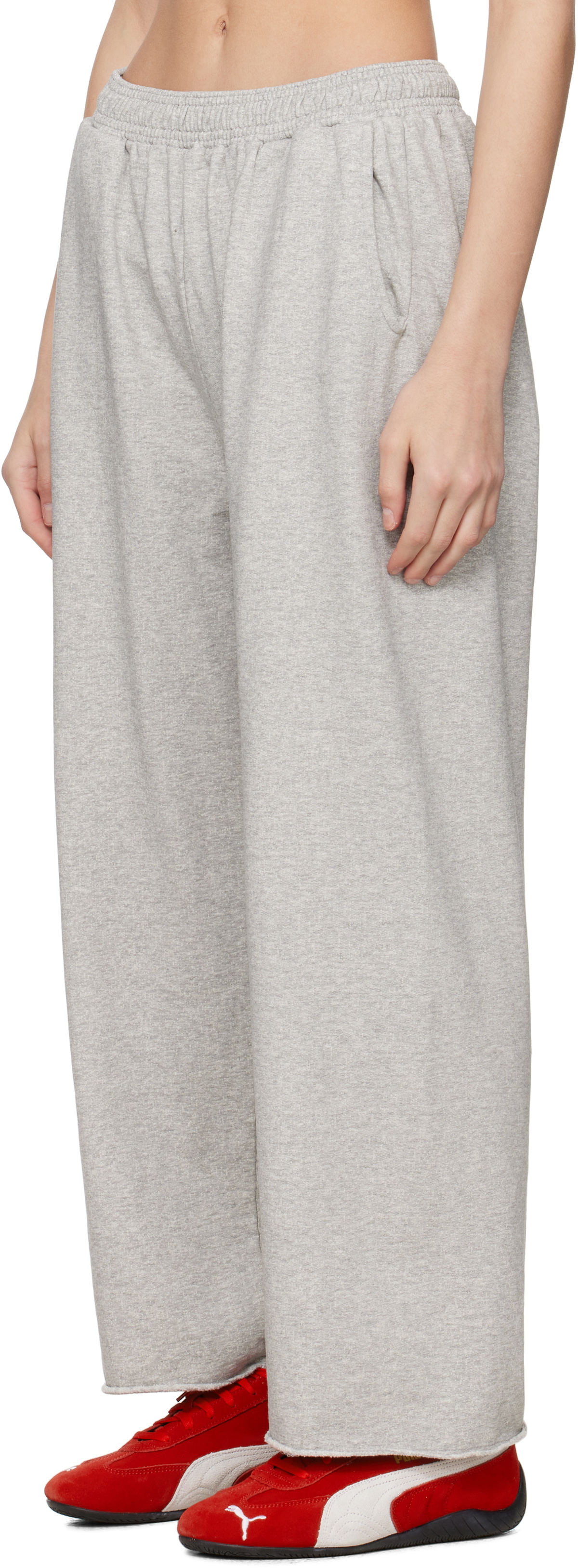 Prototypes Gray '07' Cropped Lounge Pants