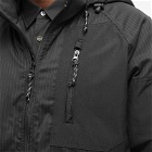 Comme Des Garçons Homme Men's Wool Mix Stripe Zip Jacket in Black