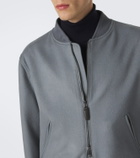 Brioni Wool and cashmere bomber jacket