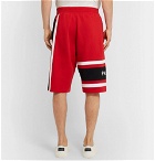 Givenchy - Loopback Cotton-Jersey Shorts - Red