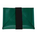 Marni Green and Off-White Twin Card Holder