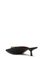 Giuseppe Zanotti Raquel 50 Crystal-embellished Woven Mules Black