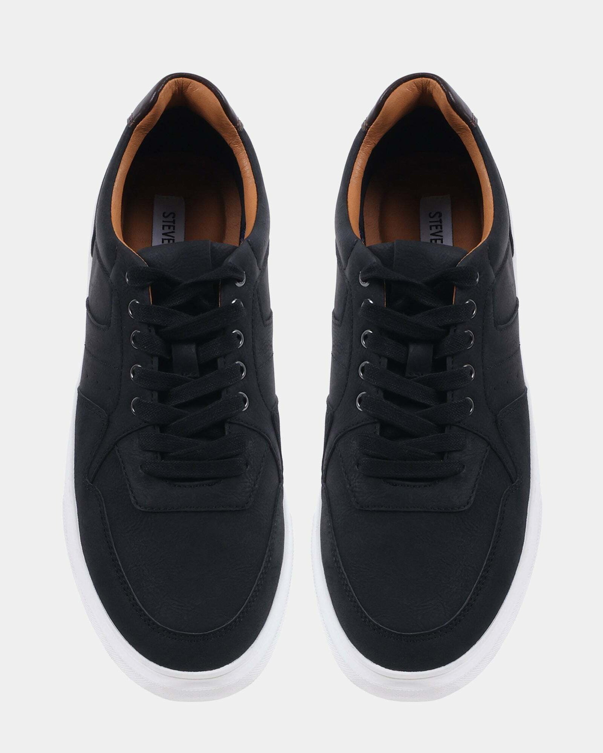 Steve Madden Scenario Sneakers in Black Nubuck