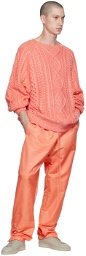 Fear of God ESSENTIALS Pink Raglan Sweater