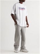 Vetements - Oversized Logo-Print Cotton-Jersey T-Shirt - White