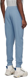 C.P. Company Blue Cuffed Sweatpants