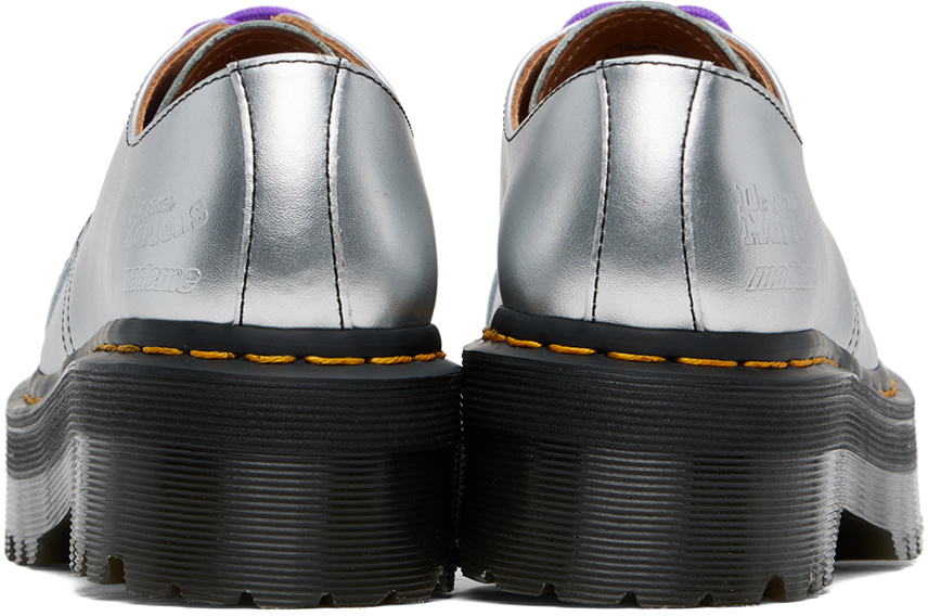 MadeMe Silver Dr. Martens Edition 1461 Quad Derbys