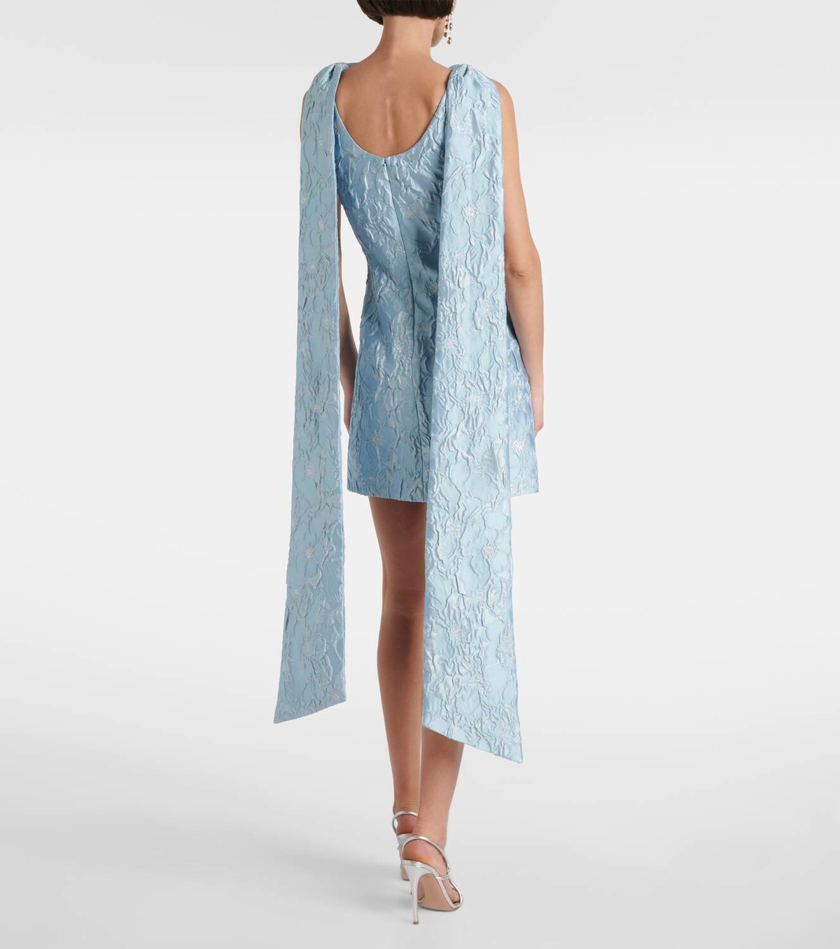 Markarian Lamé brocade minidress