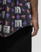 Comme Des Garçons Shirt Mens Shirt Woven Purple - Mens - Shortsleeves