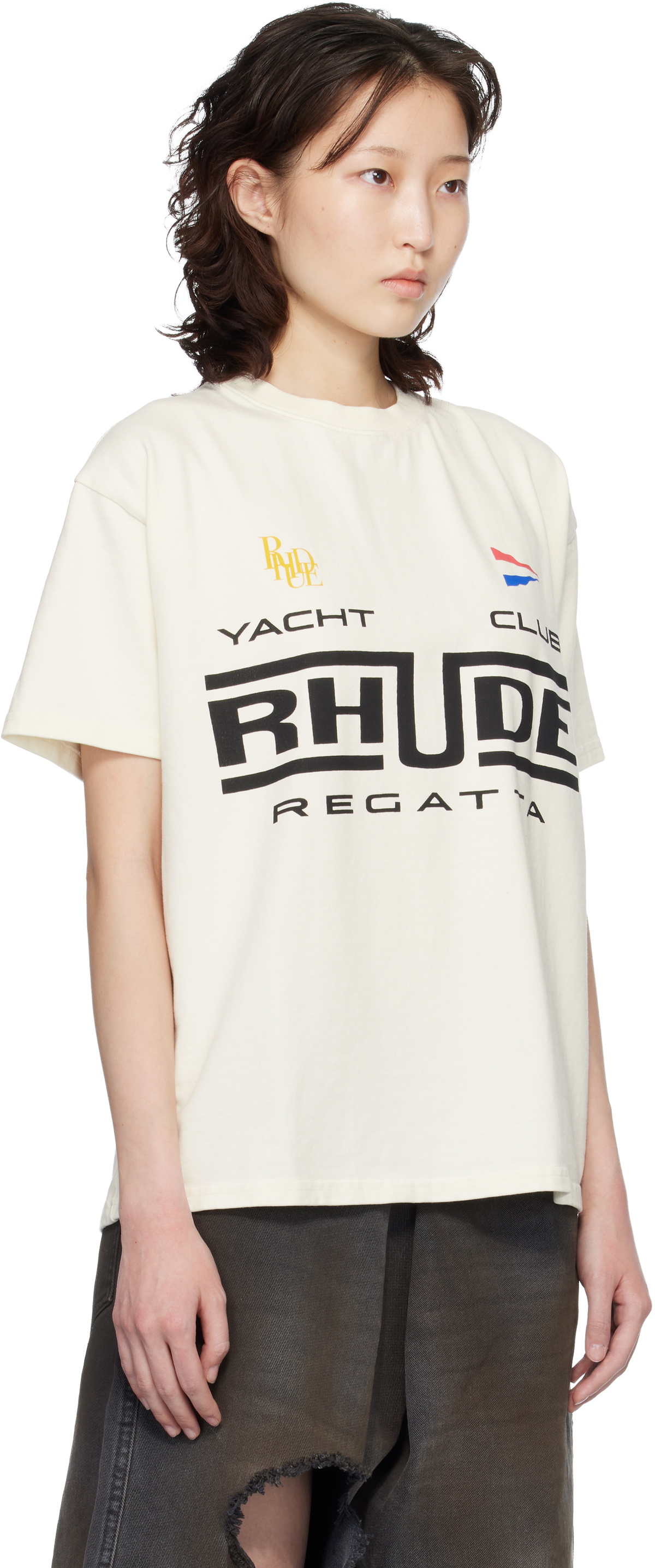 Rhude Off-White Rhude Regatta Club T-shirt