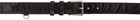 Saks Potts Brown Croc-Embossed Belt