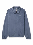 Nike - Life Logo-Embroidered Cotton-Blend Corduroy Harrington Jacket - Blue