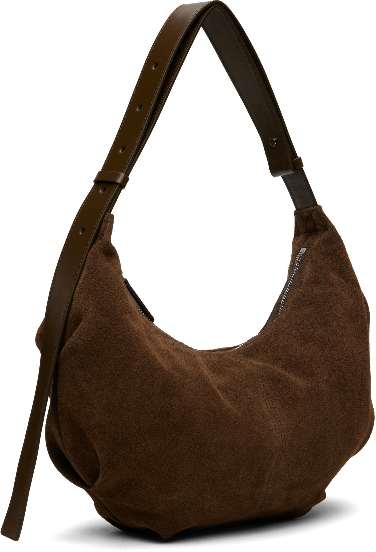 Nothing Written Brown HT Suede Shoulder Bag