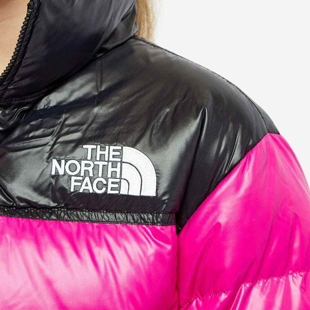 The North Face Women's Nuptse Short Jacket in Fuschia Pink