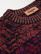 Missoni - Space-Dyed Wool-Blend Sweater - Blue