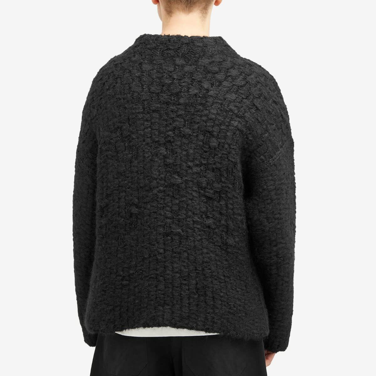 Jil Sander+ Men's Jil Sander Plus Mohair Knit Sweatshirt in Black