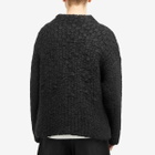 Jil Sander+ Men's Jil Sander Plus Mohair Knit Sweatshirt in Black