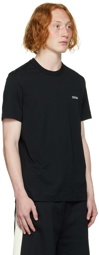 ZEGNA Black Embroidered T-Shirt