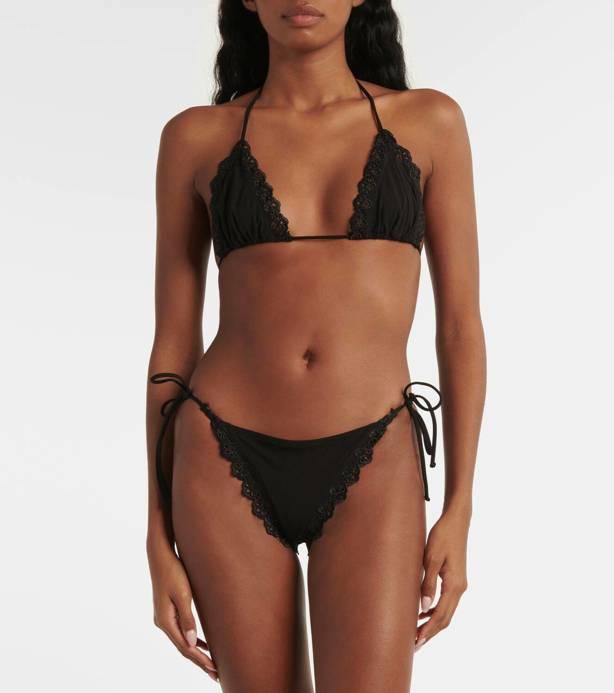 Ulla Johnson Cefalu scalloped bikini top