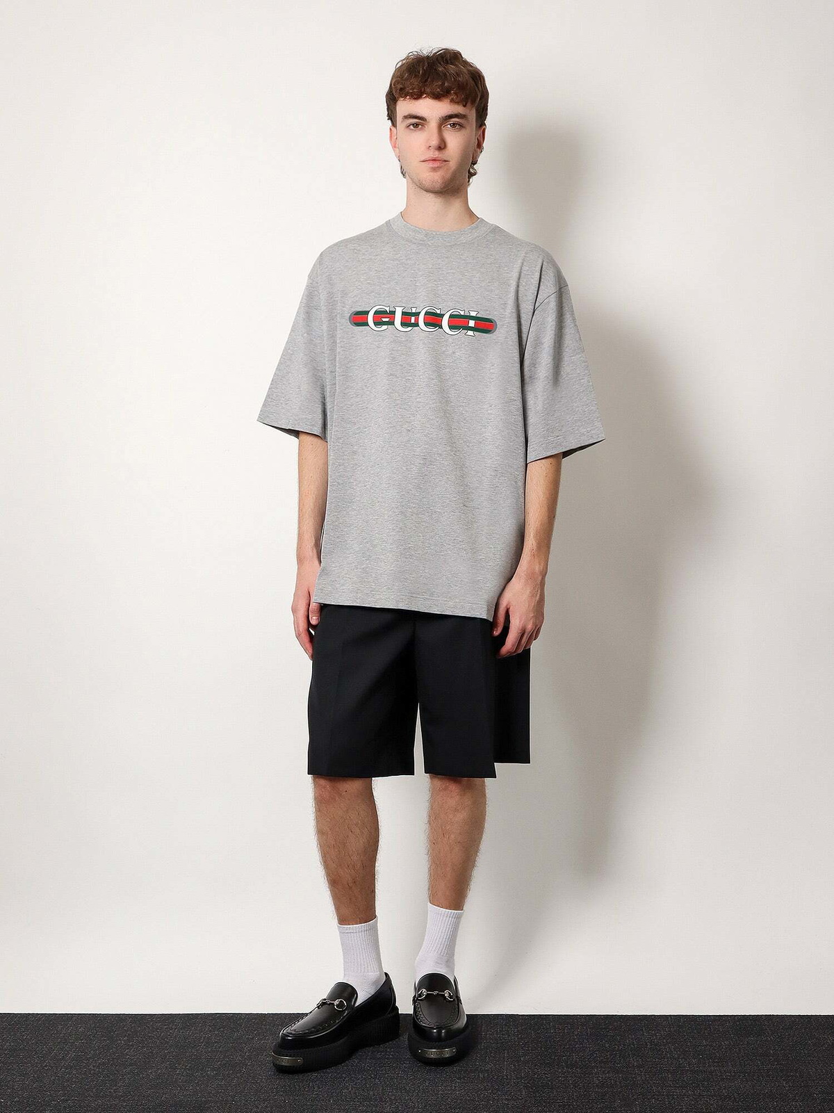 Gucci T Shirt Grey Mens Gucci