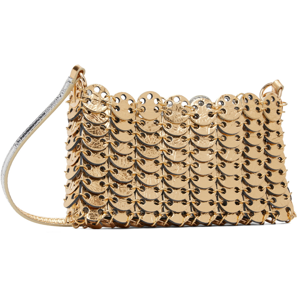 Rabanne Gold Calfskin Bag