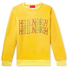 WHO DECIDES WAR by Ev Bravado - Embellished Cashmere and Mohair-Blend Sweatshirt - Yellow