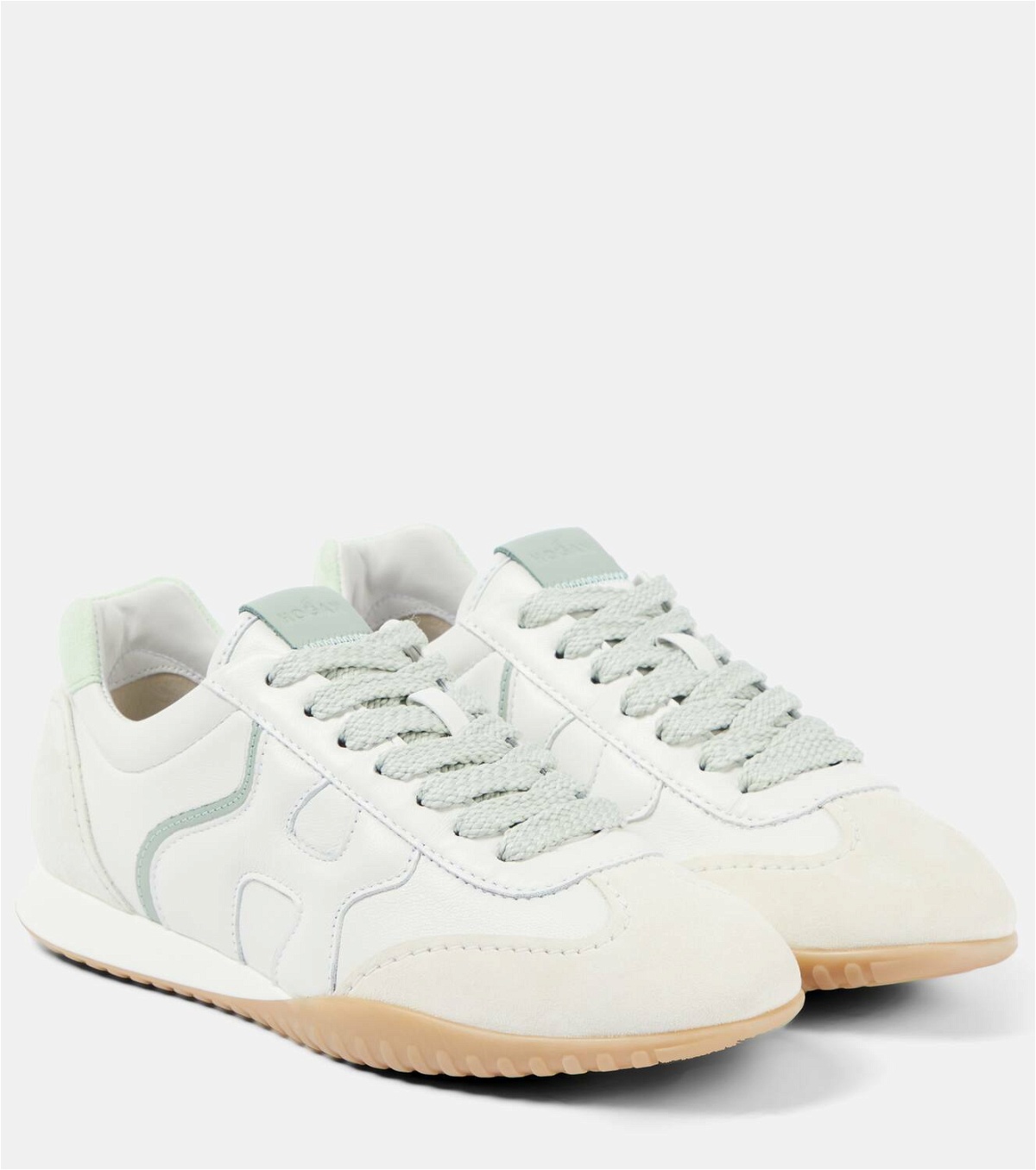 Hogan Olympia-Z leather and suede sneakers Hogan