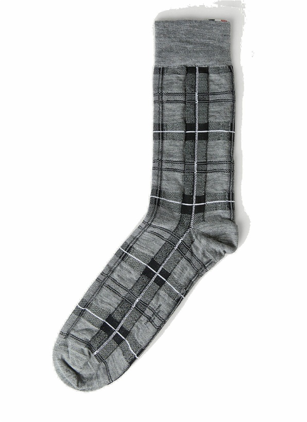 Photo: Tartan Socks in Grey