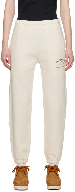 Photo: BAPE Off-White Embroidered Lounge Pants