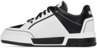 Moschino Black & White Streetball Sneakers