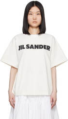 Jil Sander Off-White Printed Logo T-Shirt